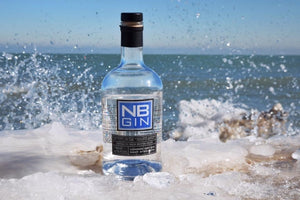 NB Navy Gin and sea at North Berwick